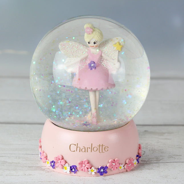 Fairy Glitter Snow Globe - Name Personalisation - Junior Bambinos