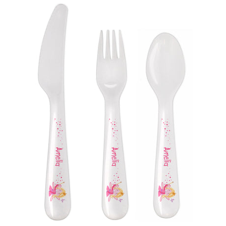 Garden Fairy - Personalised 3 Piece Cutlery Set - Personalised Memento Company - Junior Bambinos