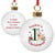 Personalised My 1st Christmas Festive Fawn Bauble - Personalised Memento Company - Junior Bambinos