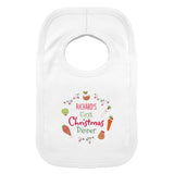 Personalised First Christmas Dinner Bib - Personalised Memento Company - Junior Bambinos