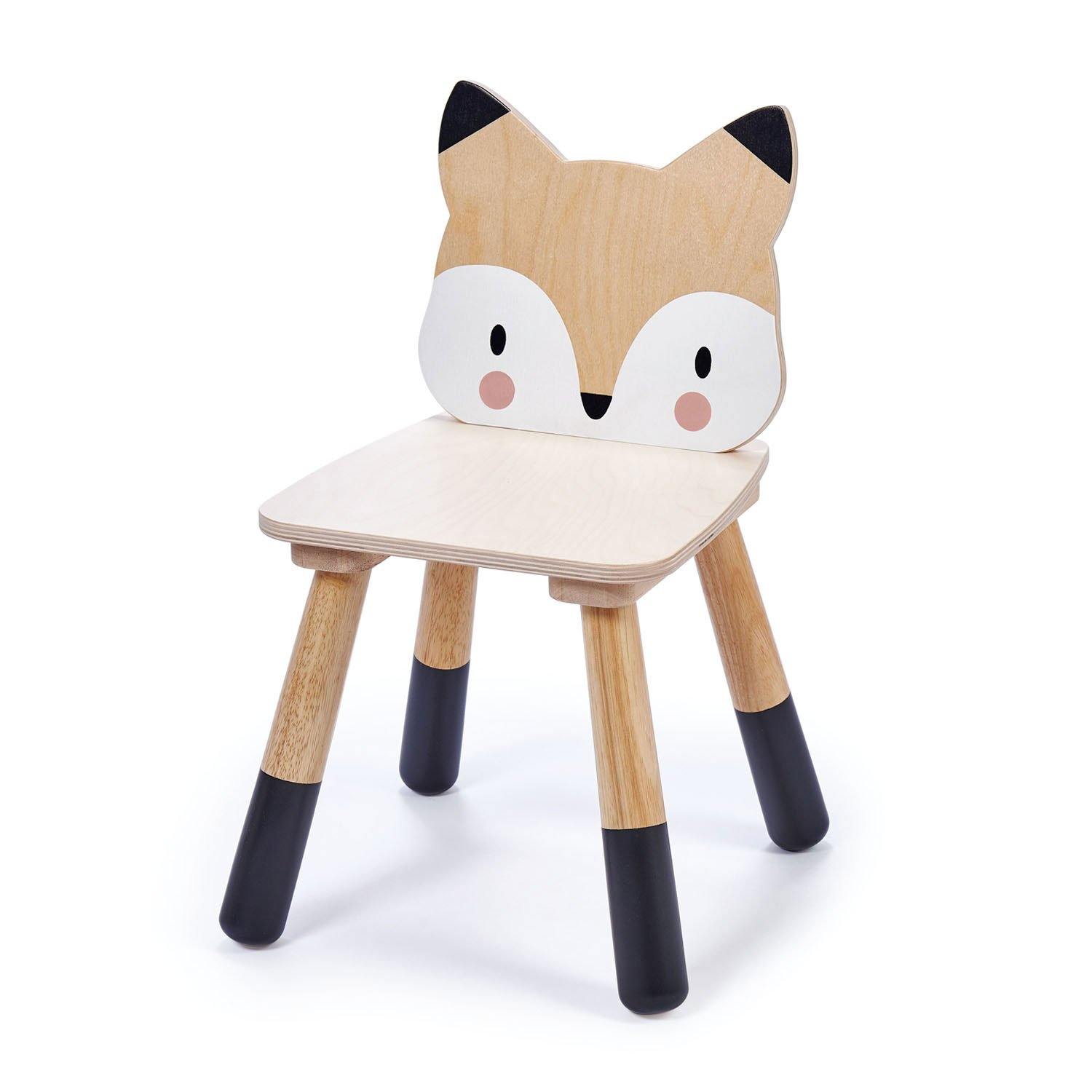 Tender Leaf Toys - Wooden Forest Fox Chair - Junior Bambinos