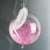 Personalised - Feather Glass Bauble - Pink - Personalised Memento Company - Junior Bambinos