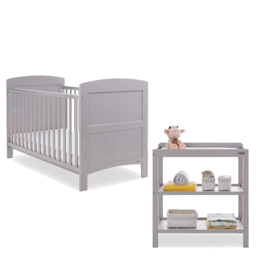 Grace 2 Piece Nursery Room Set - Warm Grey