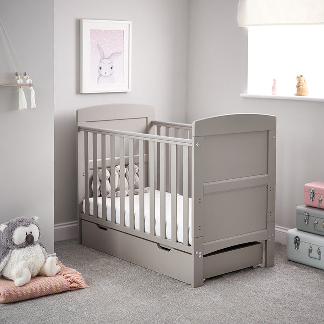 Grace Mini Cot Bed - Warm Grey