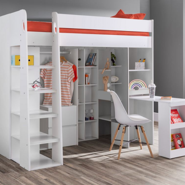 Aurora High Sleeper Bed - Junior Bambinos