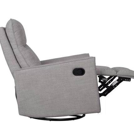 Savannah Swivel Glider Recliner Chair - Pebble