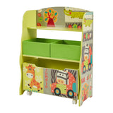Kid Safari Storage Shelf with Toy Box - Liberty House Toys - Junior Bambinos