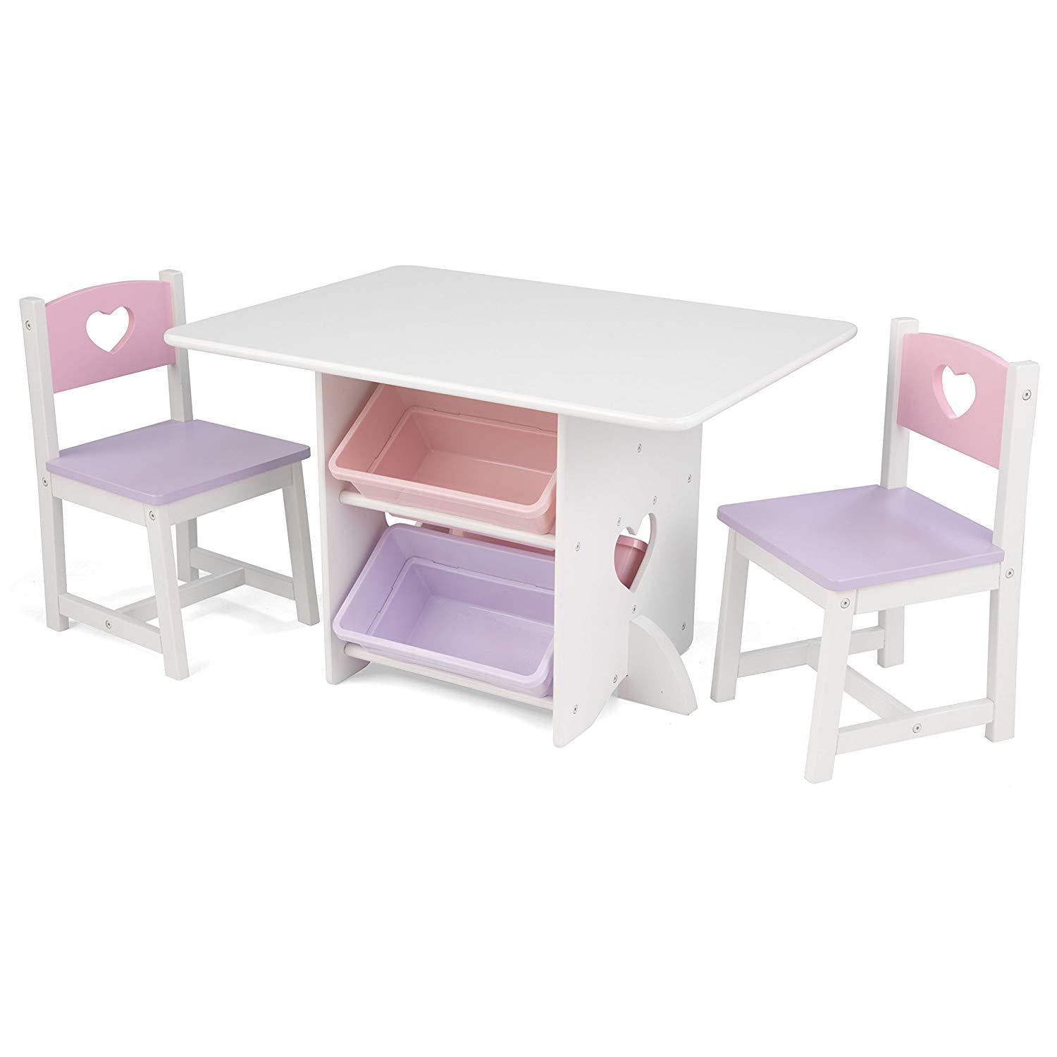 Heart Table & 2 Chairs - KidKraft - Junior Bambinos