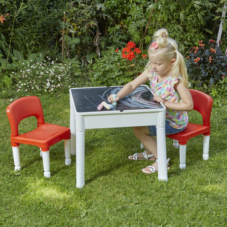 Multi Activity Table with White Board and Chalk Board - Liberty House Toys - Junior Bambinos