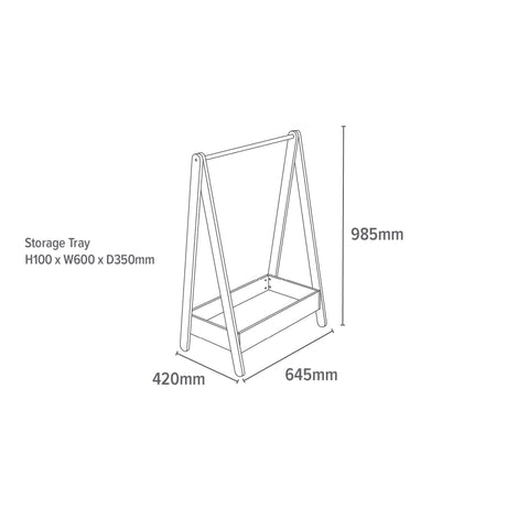 Dressing Rail - Liberty House Toys - Junior Bambinos