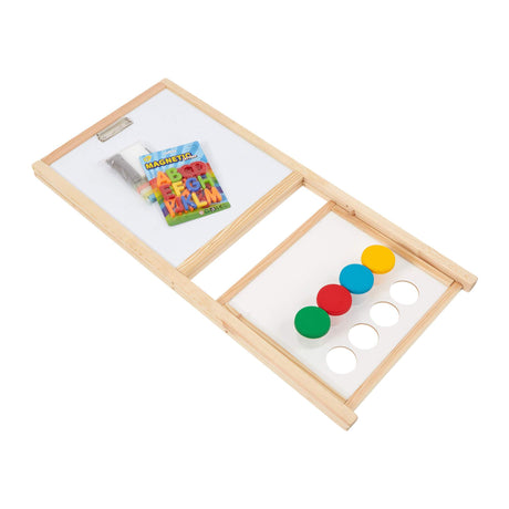 Wooden 4 in 1 Double Sided Easel - Liberty House Toys - Junior Bambinos