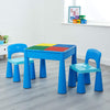 5 in 1 Multi Activity Lego Table - Blue - Junior Bambinos