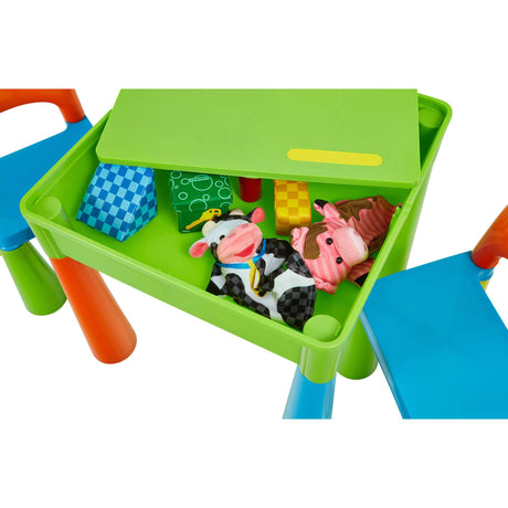 Multi Activity Table - Multi Coloured - Liberty House Toys - Junior Bambinos