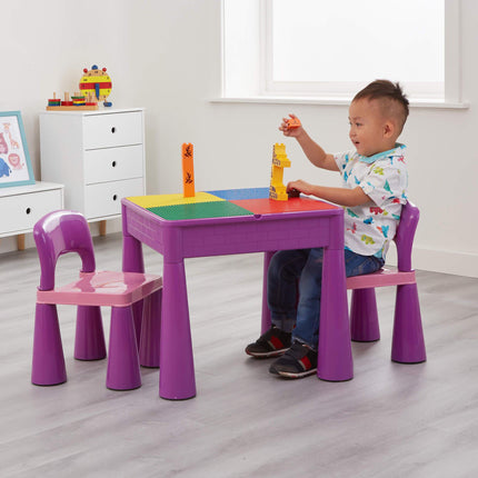 Multi Activity Table in Purple - Liberty House Toys - Junior Bambinos