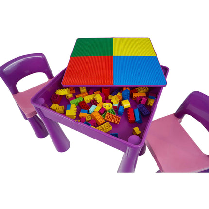 Multi Activity Table in Purple - Liberty House Toys - Junior Bambinos