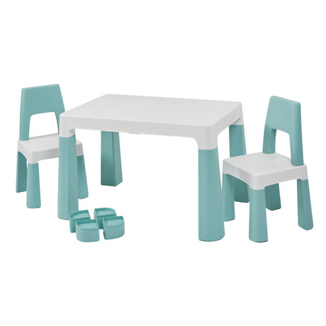 Height Adjustable Table and Chair Set - White or Grey - Liberty House Toys - Junior Bambinos