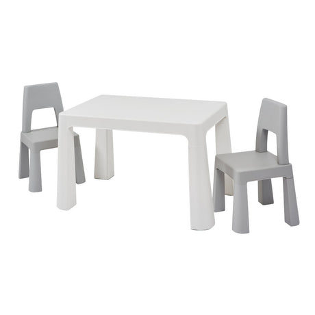 Height Adjustable Table and Chair Set - White or Grey - Liberty House Toys - Junior Bambinos