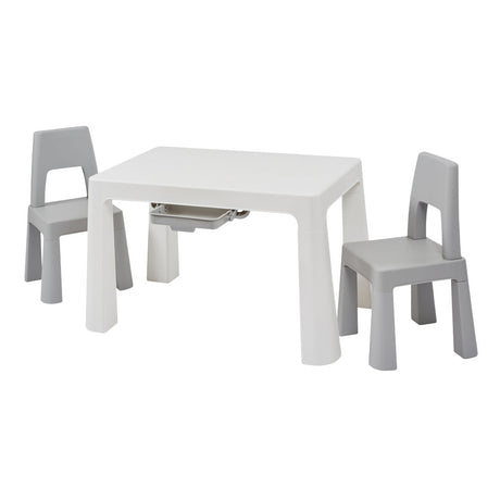 Height Adjustable Table and Chair Set - White or Grey - Liberty House Toys - Junior Bambinos