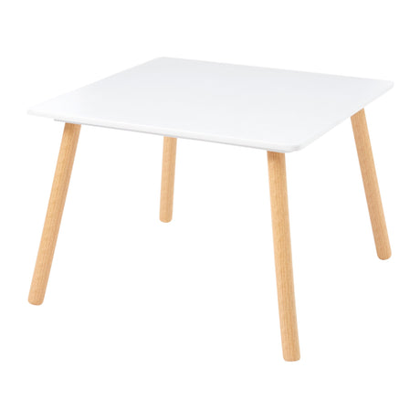 White & Pinewood Table & Chairs - Liberty House Toys - Junior Bambinos