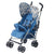 My Babiie Lightweight Blue and Grey Stroller