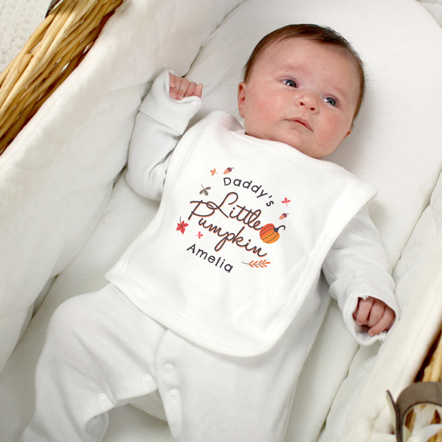 Personalised Little Pumpkin Bib - Personalised Memento Company - Junior Bambinos