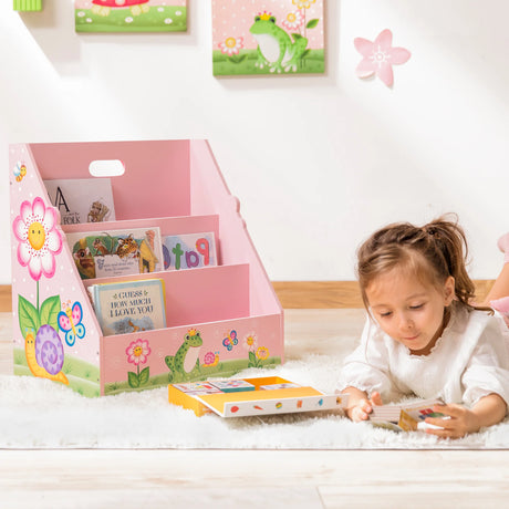 Magic Garden Horizontal Wooden Bookcase