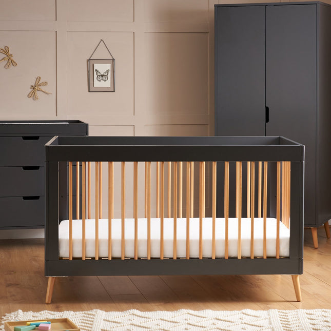 Maya 3 Piece Nursery Furniture Set - Slate & Natural