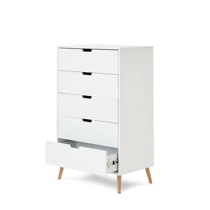 Maya Tall Boy - White & Natural