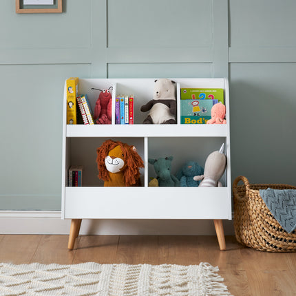 Maya Toy Storage - White & Natural