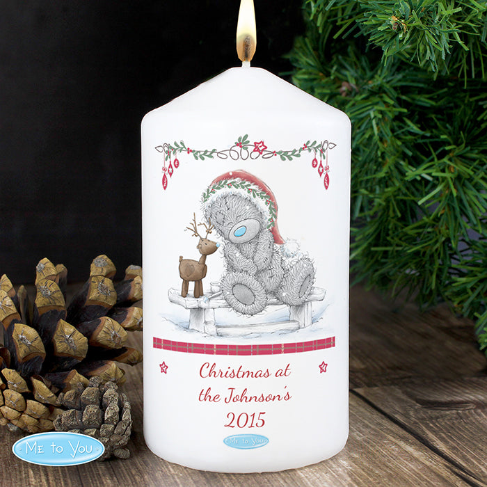 Me to You - Personalised Christmas Reindeer Candle - Personalised Memento Company - Junior Bambinos