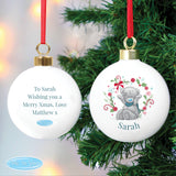 Me to You - Personalised Christmas Bauble - ideal for Dad, Grandad - Personalised Memento Company - Junior Bambinos