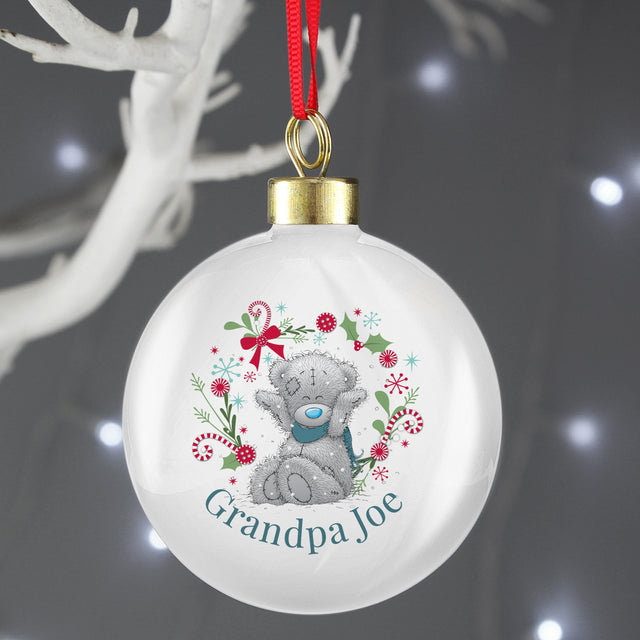 Me to You - Personalised Christmas Bauble - ideal for Dad, Grandad - Junior Bambinos