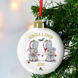 Me to You - Personalised Christmas Twins Bauble - Personalised Memento Company - Junior Bambinos