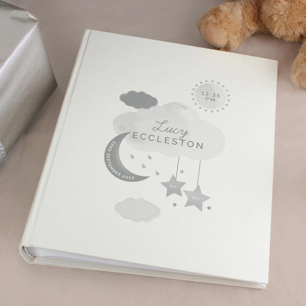 Moon & Stars - Personalised Photo Album - Junior Bambinos