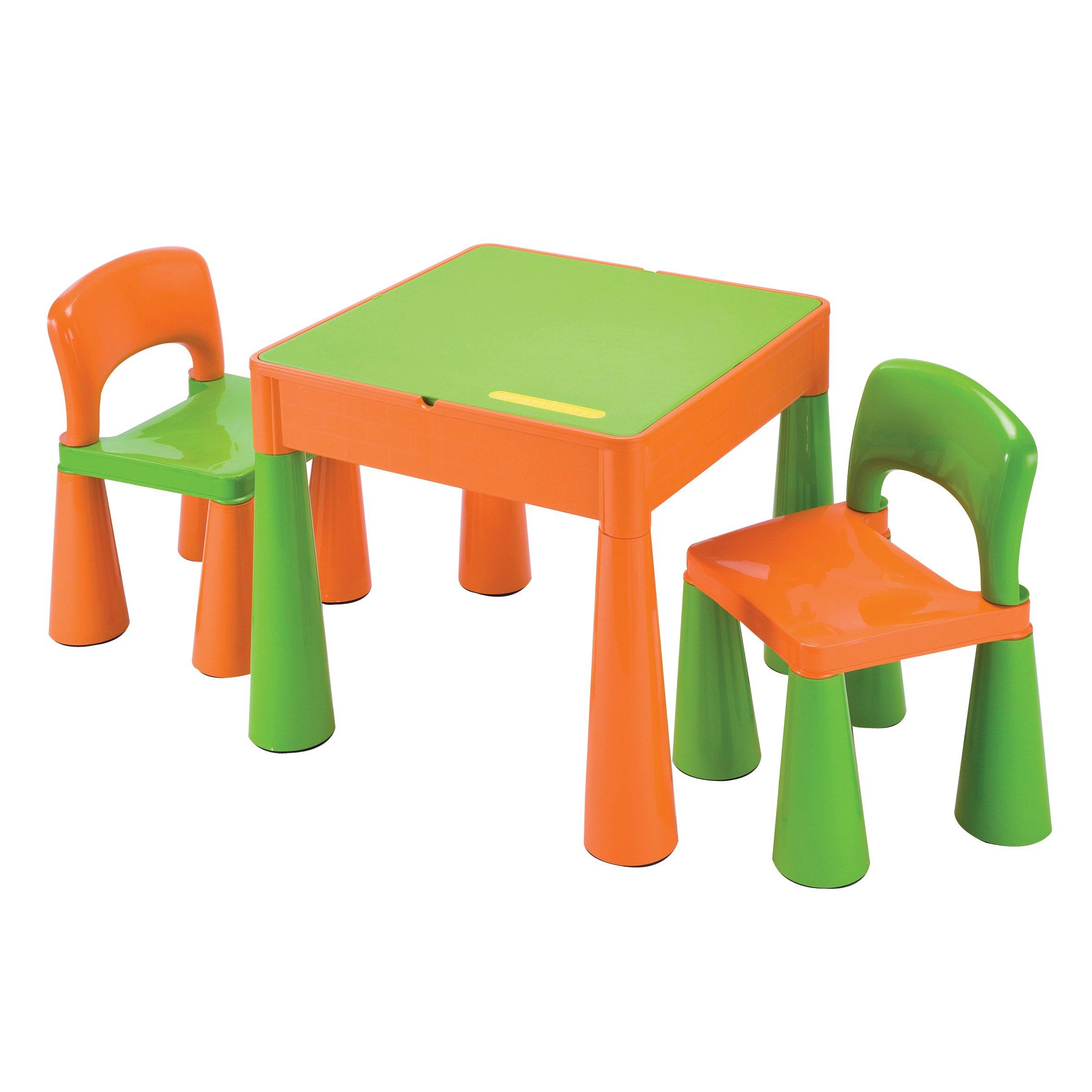 Multi Activity Table in Orange & Green - Junior Bambinos
