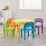 Multi-Coloured Table & 4 Chairs Set - Liberty House Toys - Junior Bambinos