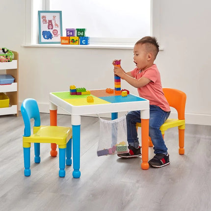 Multipurpose Activity Table & Chairs - Multi-Coloured