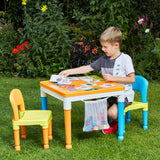 Multipurpose Activity Table & Chairs - Multi-Coloured