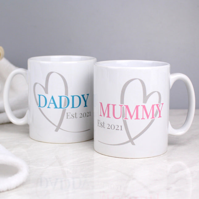 Mummy and Daddy Personalised Mug - Personalised Memento Company - Junior Bambinos