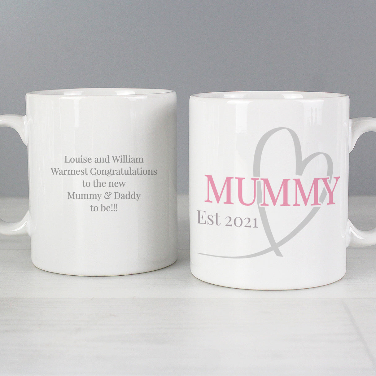 Mummy and Daddy Personalised Mug - Personalised Memento Company - Junior Bambinos