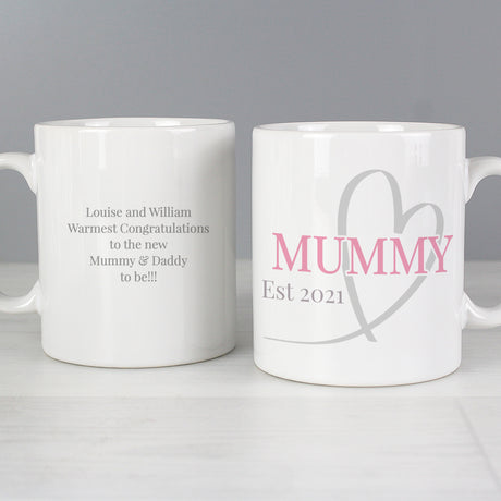 Mummy and Daddy Personalised Mug - Personalised Memento Company - Junior Bambinos