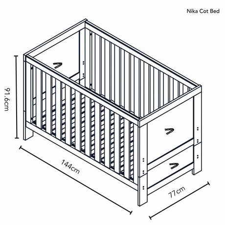 Nika Nursery Room Set - 2 pc - Junior Bambinos