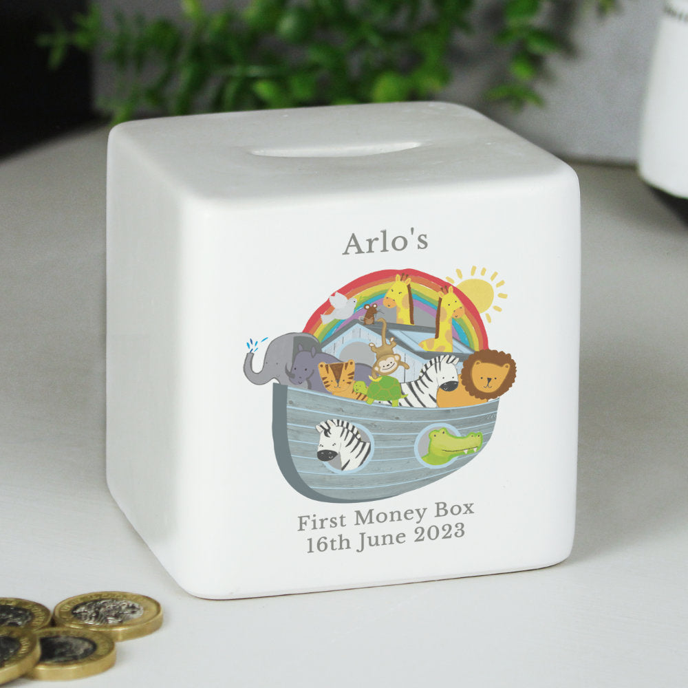 Noah's Ark Money Box - Personalised