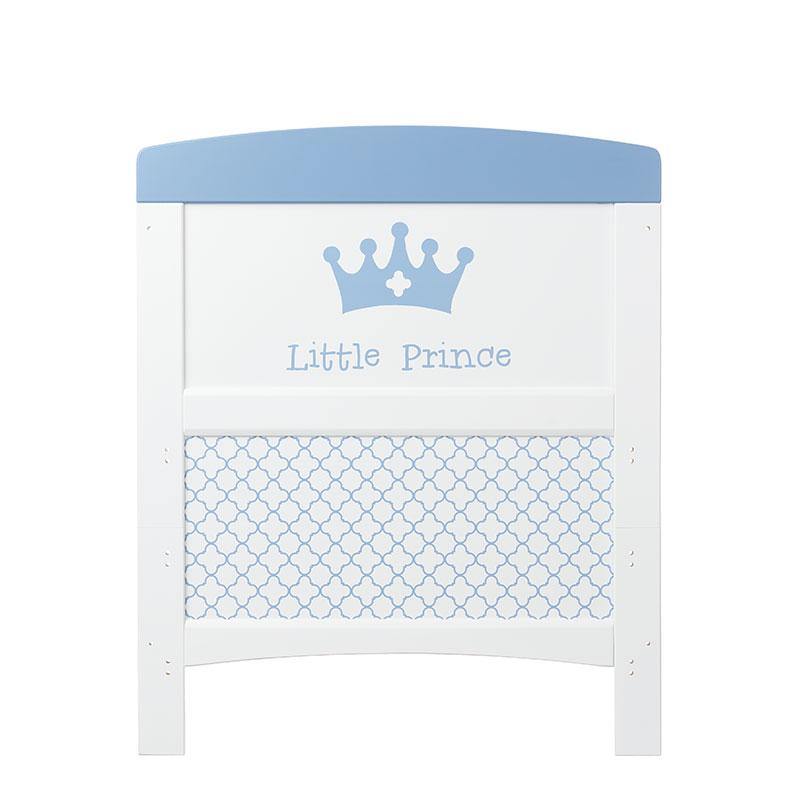 Little Prince Cot Bed White Obaby