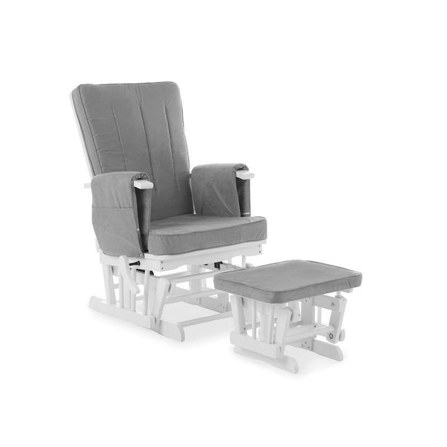 Deluxe Reclining Glider Chair and Stool - Junior Bambinos