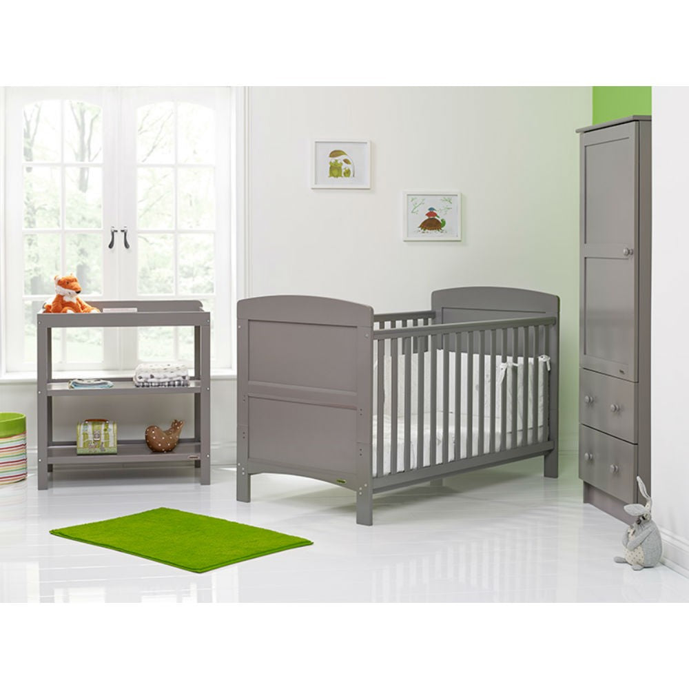 Grace 3 Piece Nursery Furniture Set - Taupe Grey