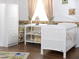 Grace 3 Piece Nursery Furniture Set - White