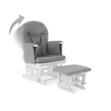 Reclining Glider Chair and Stool - Junior Bambinos