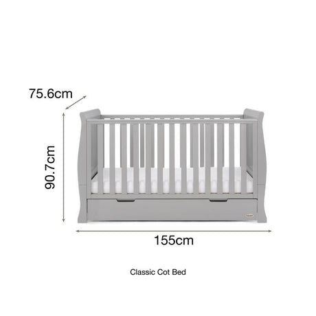 Stamford Classic Sleigh Cot Bed - Junior Bambinos