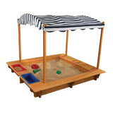 Outdoor Sandbox with Canopy